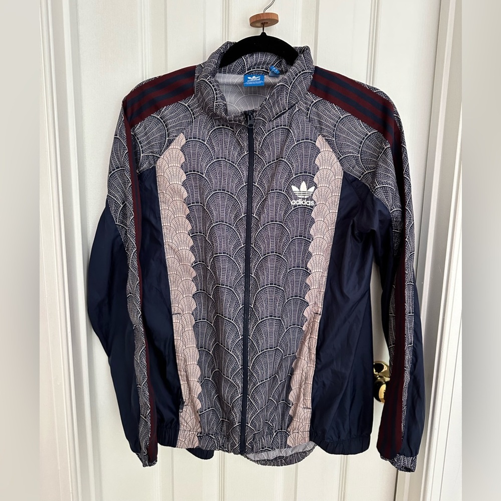 Limited Edition RARE Adidas Shelltoe Print Running Jacket with Hood - Picture 2 of 3
